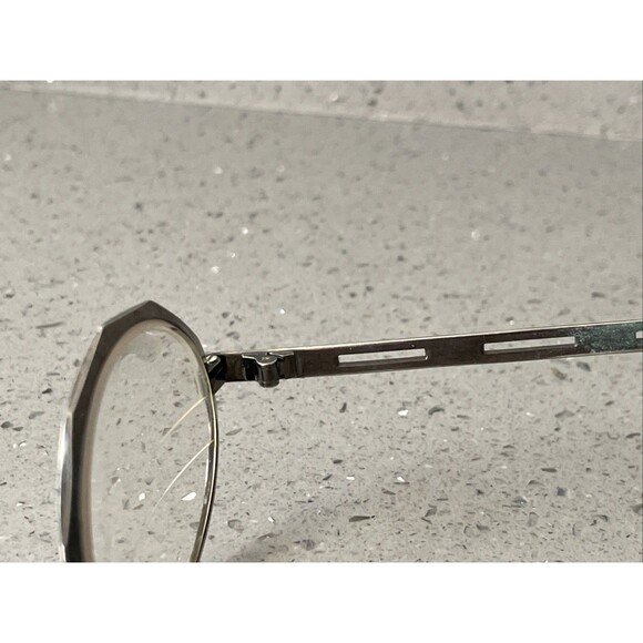 Vintage First Lady Japan Eyeglasses Frames ONLY 5 1/4 Full Rim 52-20 oval metal main image 7